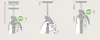 Three sequential illustrations showing how to use a corkscrew-like tool. Náhľad obrázku produktu