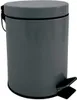 MSV Bad/Toiletten-Treteimer - dunkelgrau - 3 Liter - 17 x Produktbild-Vorschau 1