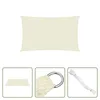 The Living Store Sonnensegel 160 g/m² Creme 2,5x4,5 m HDPE Produktbild-Vorschau 7
