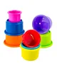 A collection of colorful stacking cups. Produktbild-Vorschau