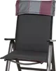 A close-up view of a chair cushion with a striped headrest. Produktbild-Vorschau
