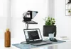 A teleprompter setup with a laptop on a desk. Náhľad obrázku produktu