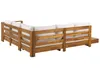 BELIANI Gartenset Braun es Akazienholz Polyester 5-Sitzer Produktbild-Vorschau 6