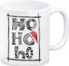 Kaffeebecher mit Weihnachtsmotiv Motiv und Spruch: Ho Ho Ho Produktbild-Vorschau 1