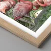 Gerahmtes Poster - Rahmen in heller Eiche - Palmen Herde Produktbild-Vorschau 2