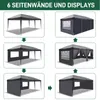 FCH skládací altán 3x6 m, se 6 bočními stěnami, párty stan Náhled obrázku produktu 4