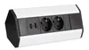 DesignLight CORNERBOX Aluminium SchuKo 2-fach mit USB Produktbild-Vorschau 1