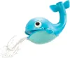 A blue whale toy is shown against a white background, spraying water from its mouth. Anteprima dell’immagine prodotto