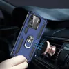 A hand holding a blue phone case with a ring holder, which is magnetically attached to a car vent mount. Produktbild-Vorschau