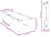 vidaXL Opklapbaar slaapbank voor camping, groen, 193 x 69 x Productafbeelding-voorbeeld 5