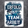 Erfolg ist Teamarbeit Metallschild XL in 21x28 cm Produktbild-Vorschau 2