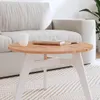 vidaXL Tischplatte Ø60x1,5 cm Rund Massivholz Buche Produktbild-Vorschau 2