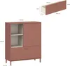Kommode >MILLES< in Terrakotta - 103,9x124,8x41,5cm Produktbild-Vorschau 7