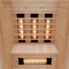 Dewello Infrarotkabine Infrarotsauna HYDER 115cm x 105cm Produktbild-Vorschau 15