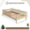 Crazy Pine Letto Alto per bambini 100x200 cm – Letto Anteprima dell’immagine prodotto 2