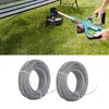 2 STÜCKE 24 m 2,0 mm Rasenmäher-Drahtseilschnur Grau Produktbild-Vorschau 8