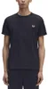 FRED PERRY RINGER T-SHIRT Schwarz Produktbild-Vorschau 1