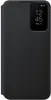 A black phone case with a clear view window showing the time and date. Náhľad obrázku produktu