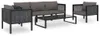 vidaXL 6-tlg. Garten-Lounge-Set mit Auflagen Poly Rattan Produktbild-Vorschau 8