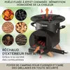 Blumfeldt Bol de feu avec grille, Bol de feu en acier Voir les images du produit 3