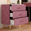 Komoda Vicco Velia Różowy 70 x 78.5 cm z 3 szufladami, Podgląd zdjęcia produktu 5