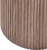 BELIANI Odkládací stolek hnědý MDF základna ø 80 cm Náhled obrázku produktu 5