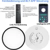 Ultradünn 28W 30CM Led Deckenleuchte Schwar Dimmbar Produktbild-Vorschau 3