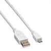 VALUE USB 2.0 Kabel, USB A ST - Micro USB B ST, weiß, 3 m Produktbild-Vorschau 3