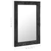 vidaXL Wandspiegel im Barock-Stil 50x80 cm Schwarz -  Produktbild-Vorschau 7