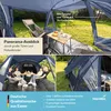 Skandika Kambo Tunnelzelt für 4 Personen | Dunkle Produktbild-Vorschau 5