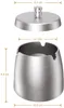 Aschenbecher für Draußen mit Deckel Edelstahl Produktbild-Vorschau 7