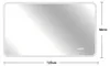 LED Badezimmerspiegel 60x120 cm mit Milchglasrand – Produktbild-Vorschau 2