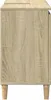 A side view of a wooden cabinet on a white background. Náhľad obrázku produktu