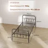 Fortuna Lai Rám postele pre matrac 200 x 90 cm, sklopný rám Náhľad obrázku produktu 3