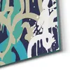 DEQORI Hybrid Leinwand Bild 125x50 cm 'Kalligrafie Chaos' Produktbild-Vorschau 5