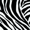 Klebefolie - Möbelfolie Zebra - schwarz weiss -  45 cm x Produktbild-Vorschau 1