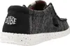 HEYDUDE Wally Sox Stitch Herren Halbschuhe Black White Produktbild-Vorschau 3