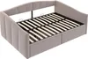 Letto imbottito Sweiko Divano letto 140x200 cm, Con Anteprima dell’immagine prodotto 17