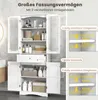 Szafka łazienkowa COSTWAY, wolnostojąca wysoka szafka z 4 Podgląd zdjęcia produktu 7