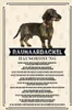 vianmo Holzschild 18x12 cm Tiere Rauhaardackel Hausordnung Produktbild-Vorschau 1