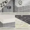 tectake® Aluminium Rattan Lounge wetterfest und Produktbild-Vorschau 4