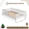 Crazy Pine Letto Alto per bambini 80x160 cm – Letto Anteprima dell’immagine prodotto 3