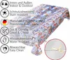 Tischdecke Wachstuch Weihnachten Blau Robust Produktbild-Vorschau 5