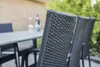 Chaise en rotin MADRID anthracite Voir les images du produit 4