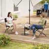 EUGAD 2 x Klappstuhl, Gartenstuhl, Campingstuhl, HDPE, Produktbild-Vorschau 2
