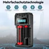 LCD-2 AA/18650 Ladegerät,3,7V/1,2 V,2A Produktbild-Vorschau 2