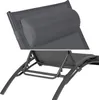 Lot de 2 transats GALAPAGOS en textilène gris - aluminium Voir les images du produit 4