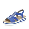 Rieker Keilsandaletten Damen 31373432383433 Blau 38 EU Produktbild-Vorschau 9
