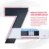 A cross-section of a mattress is shown, highlighting its internal layers and construction, with a large number '7' graphic and descriptive text about spinal support. Produktbild-Vorschau