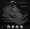 An exploded view of a black phone case with its components labeled. Produktbild-Vorschau